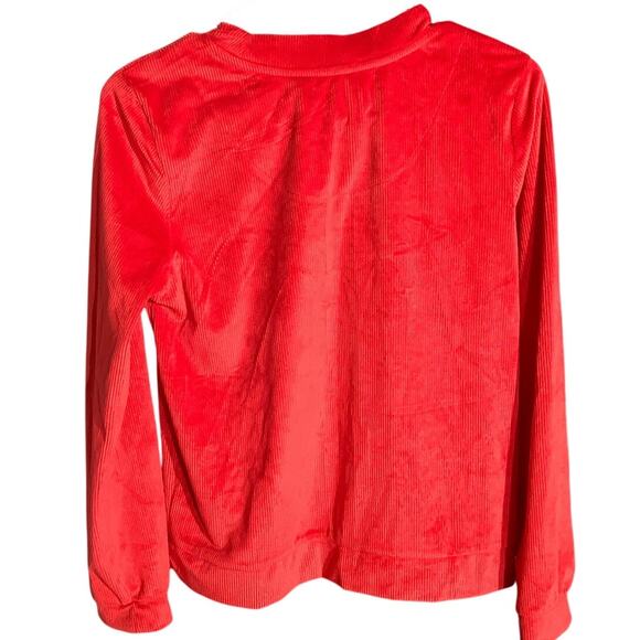 Juicy Couture Girls Size S Long Sleeve Top – Velour, Rhinestone Logo, Sleepwear - Picture 2 of 6